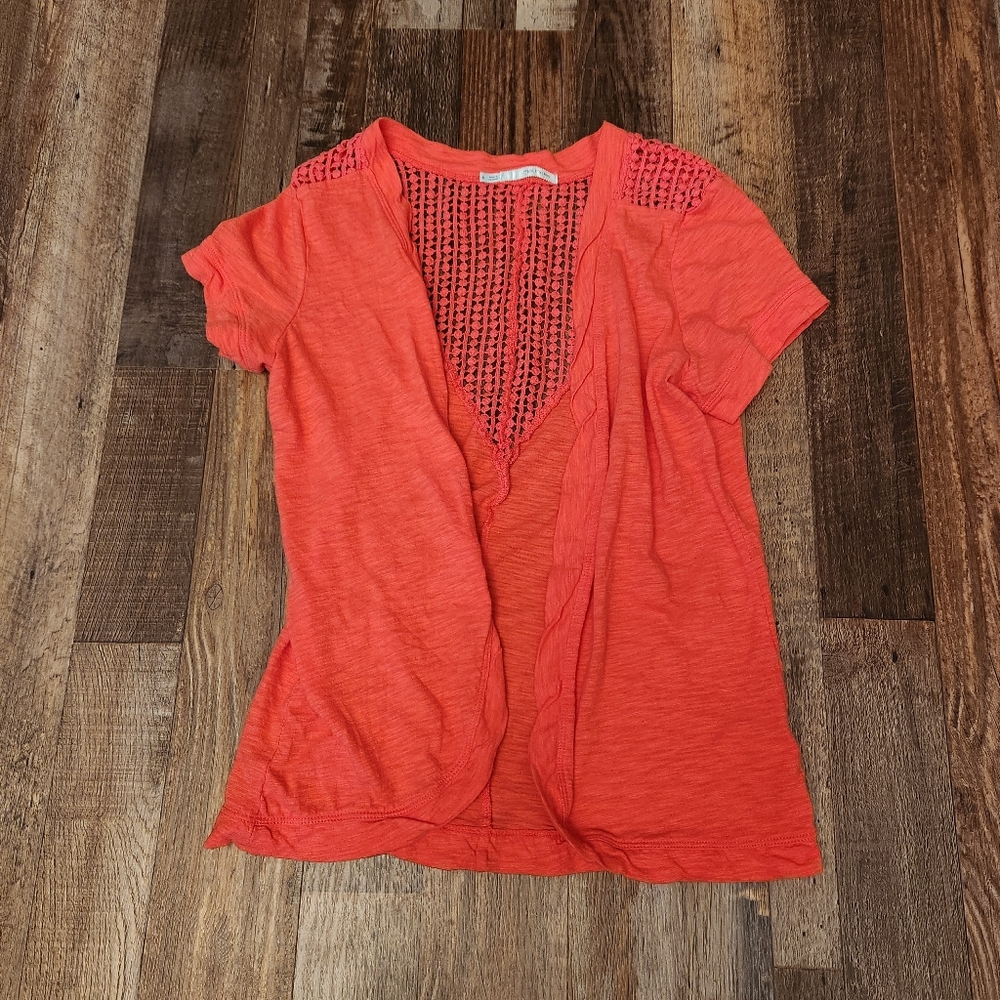 Maurices Short Sleeve Cardigan